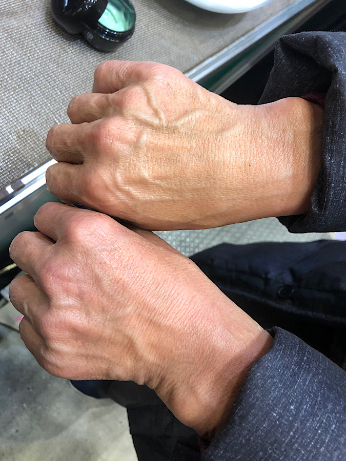抹茶洗顔泡体験