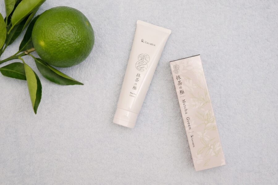 Vavaira Matcha Face Wash – Matcha Green face wash tube and box